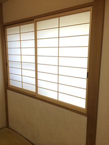 障子施工写真3